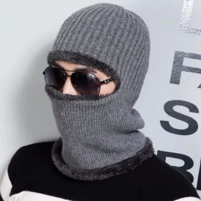 Mũ len nam hàn quốc trùm đầu kiểu balaclava